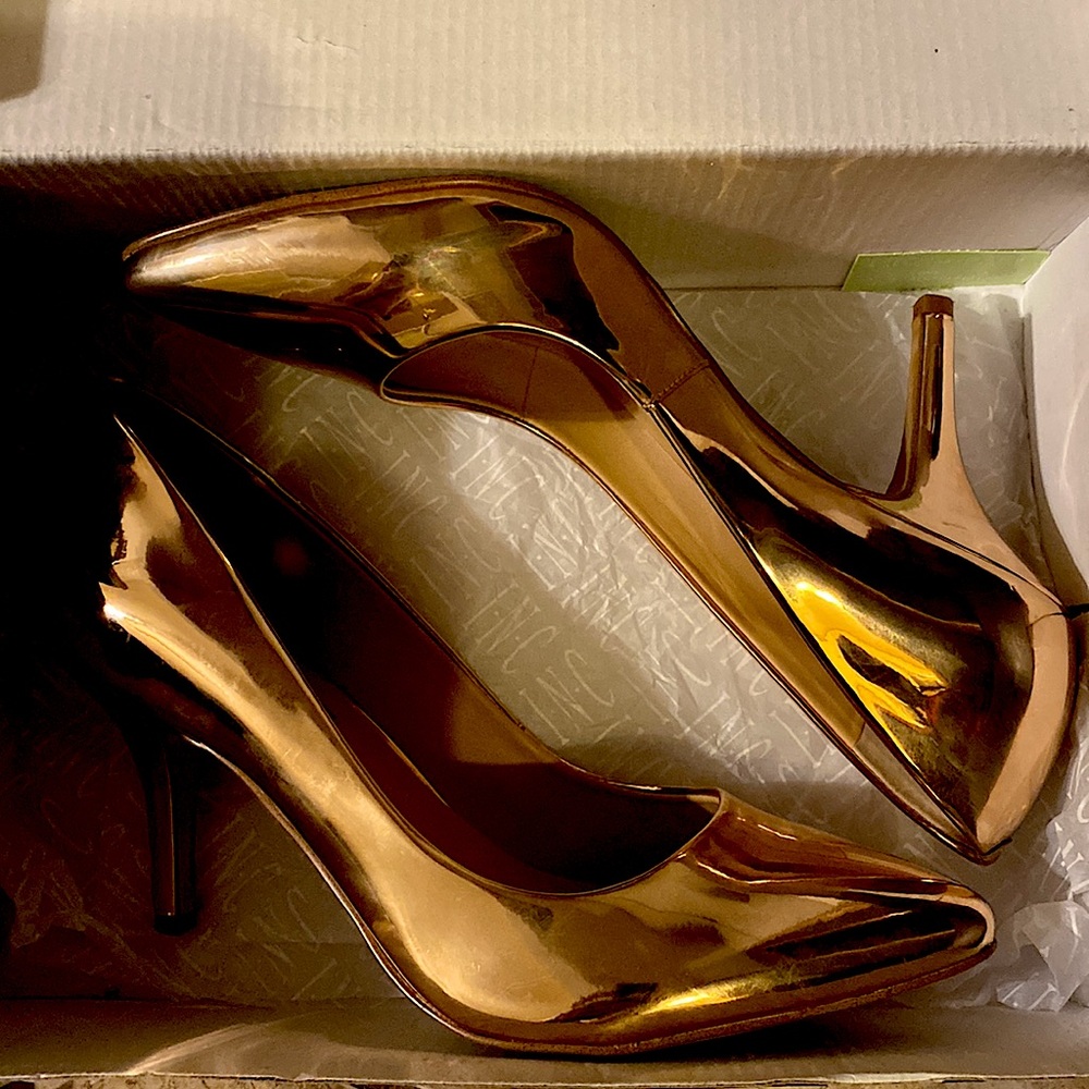 Rose Gold 8.5 INC Heels from Macys